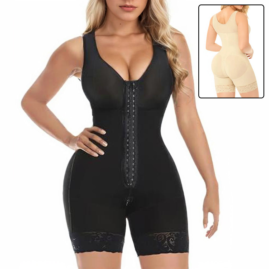 Colombian Sculpting Shapewear – Tummy Control Full Body Shaper with Butt Lift & Comfort Zipper