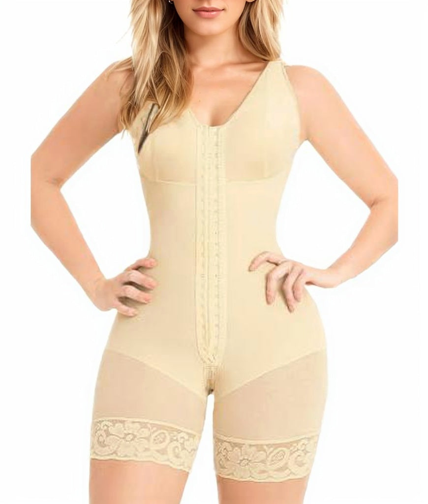 Colombian Sculpting Shapewear – Tummy Control Full Body Shaper with Butt Lift & Comfort Zipper